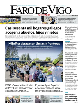 Cover of Faro de Vigo (Ourense)