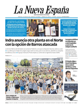 Cover of La Nueva Espana (Oviedo)