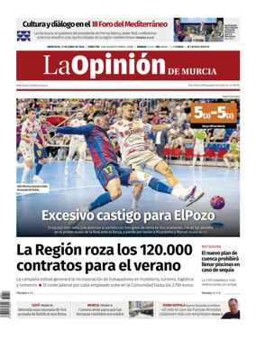 Cover of La Opinion de Murcia
