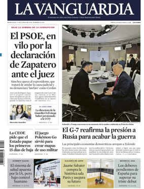 Cover of La Vanguardia (1st Edition)