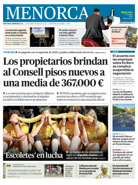 Cover of Menorca Diario Insular