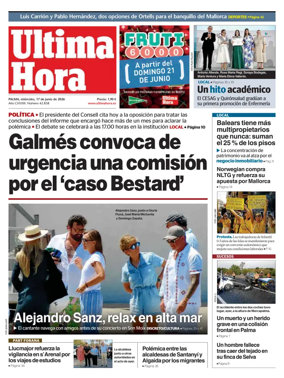 Cover of Ultima Hora