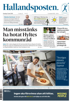 Cover of Hallandsposten