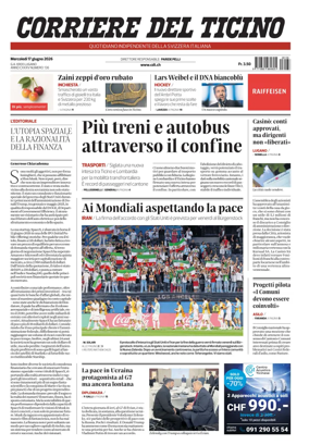 Cover of Corriere del Ticino