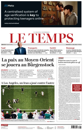 Cover of Le Temps