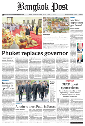 Cover of Bangkok Post