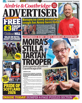 Cover of Airdrie & Coatbridge Advertiser