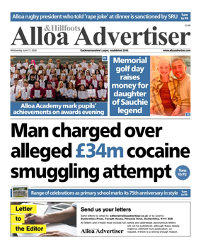 Cover of Alloa Advertiser