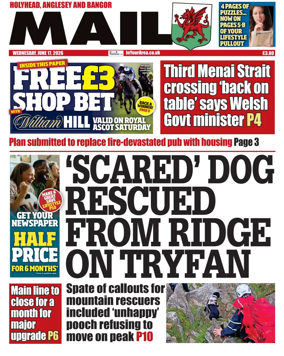 Cover of Bangor Mail