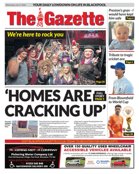 Cover of Blackpool Gazette