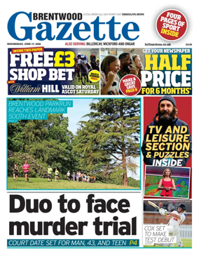 Cover of Brentwood Gazette