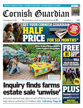 Cover of Cornish Guardian (Newquay & the North Coast)