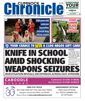 Cover of Cumnock Chronicle