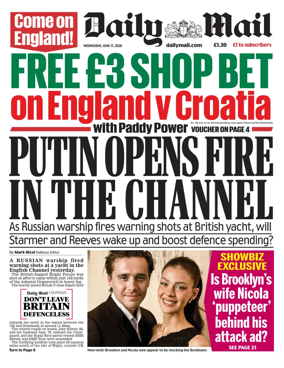Cover of Daily Mail