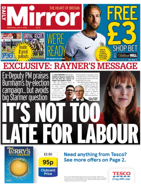 Cover of Daily Mirror