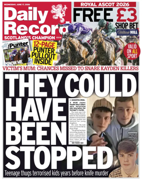 Cover of Daily Record