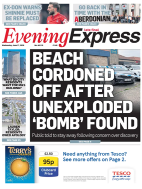 Cover of Evening Express