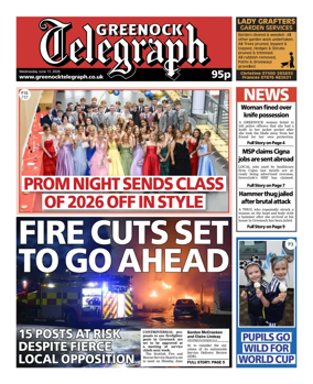 Cover of Greenock Telegraph