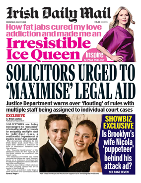 Cover of Irish Daily Mail