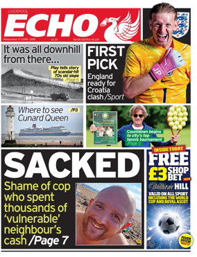 Cover of Liverpool Echo
