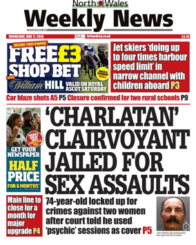 Cover of North Wales Weekly News