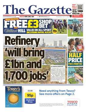 Cover of Teesside Evening Gazette