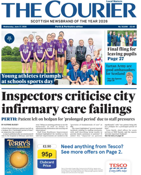 Cover of The Courier & Advertiser (Perth and Perthshire Edition)