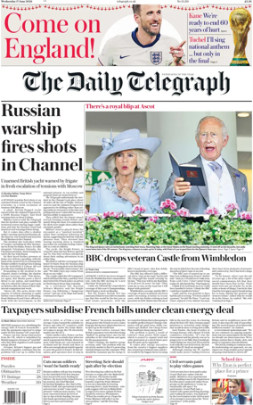 Cover of The Daily Telegraph