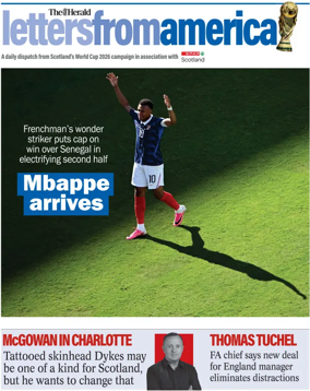 Cover of Herald Sport