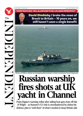 Cover of The Independent
