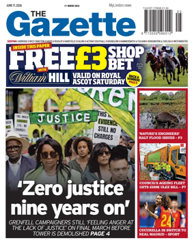 Cover of Uxbridge Gazette