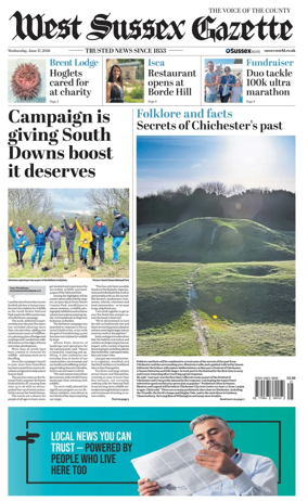 Cover of West Sussex Gazette