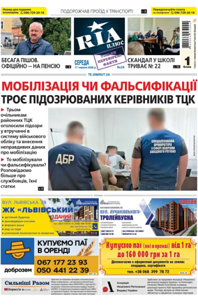 Cover of RIA (Ternopil)