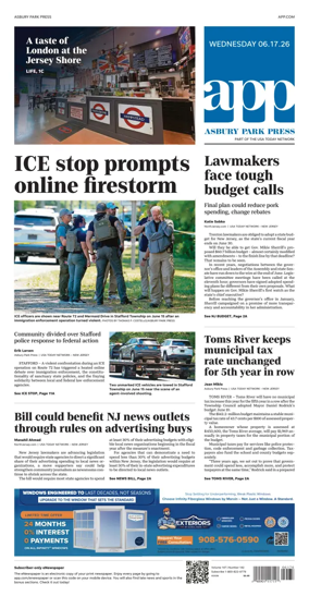 Cover of Asbury Park Press