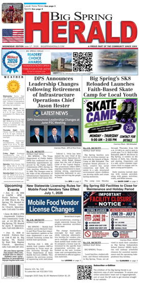 Cover of Big Spring Herald