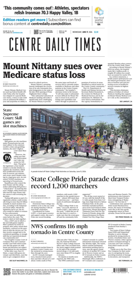 Cover of Centre Daily Times