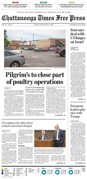 Cover of Chattanooga Times Free Press