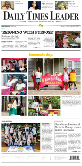 Cover of Daily Times Leader