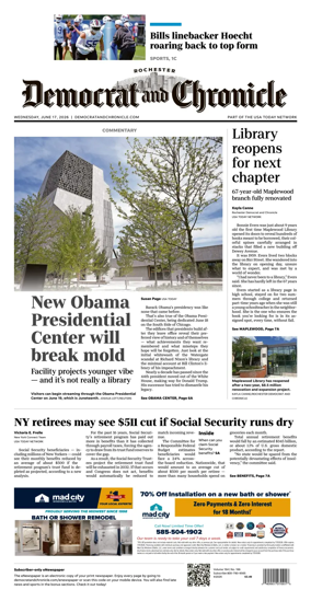 Cover of Democrat and Chronicle