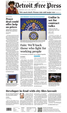 Cover of Detroit Free Press