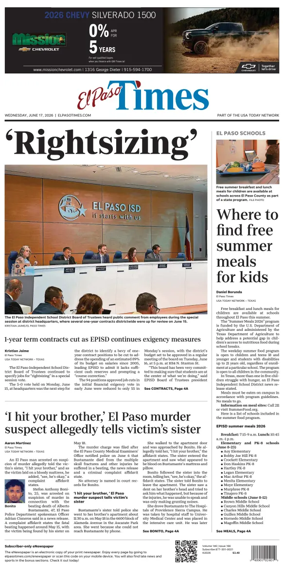 Cover of El Paso Times