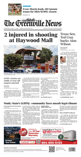 Cover of The Greenville News