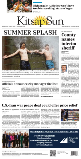 Cover of Kitsap Sun