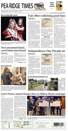 Cover of Pea Ridge Times