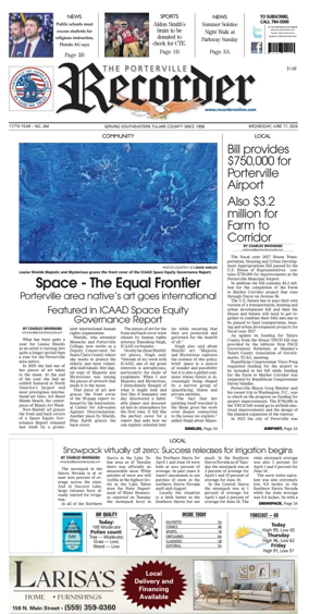Cover of Porterville Recorder