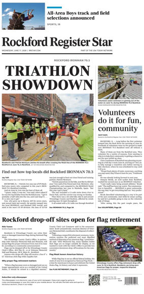 Cover of Rockford Register Star
