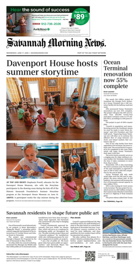 Cover of Savannah Morning News