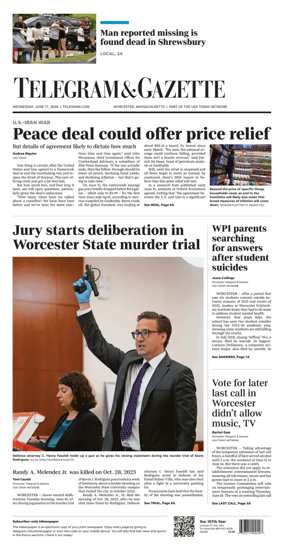 Cover of Telegram & Gazette