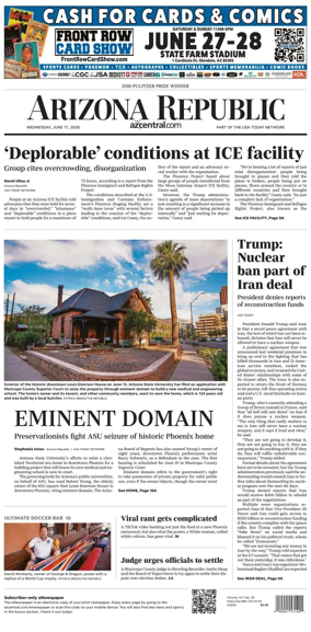 Cover of The Arizona Republic
