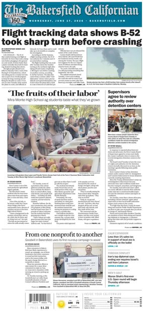 Cover of The Bakersfield Californian